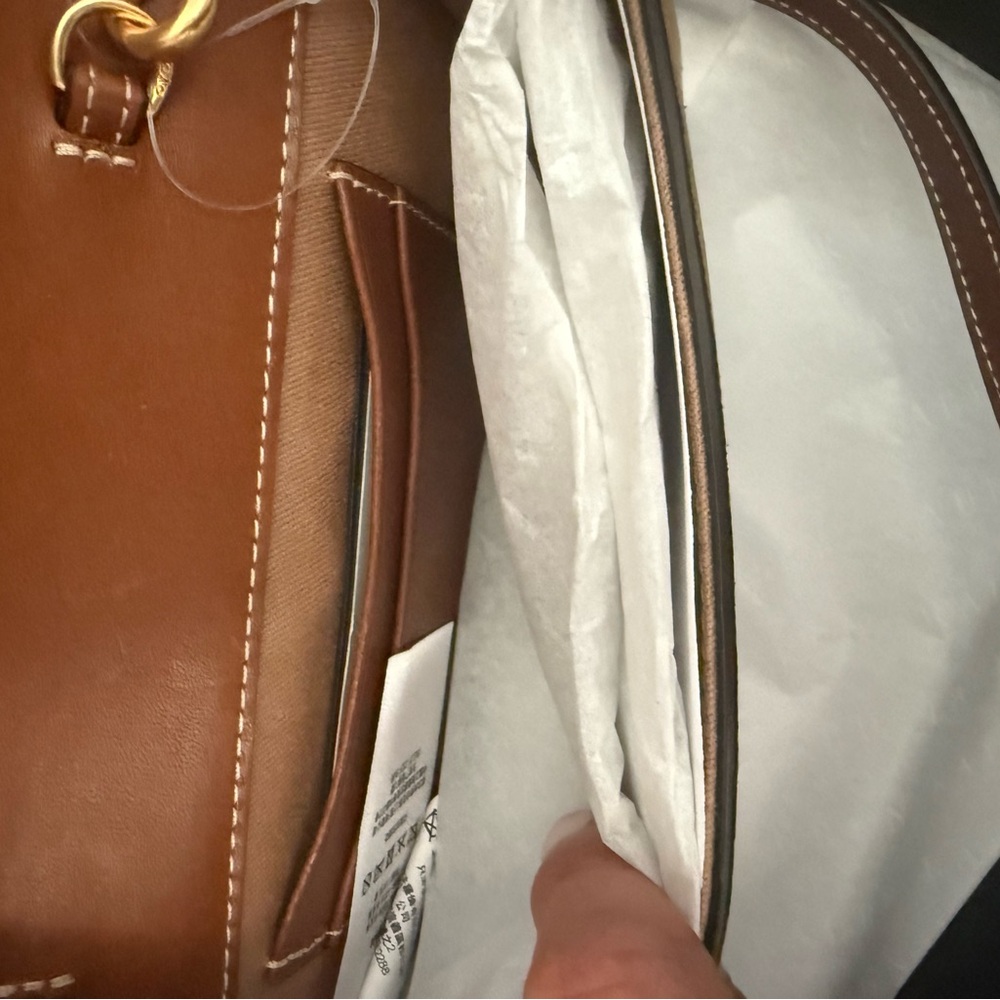 Ralph Lauren Tan and Brown Mini Chain Crossbody - Picture 5 of 8